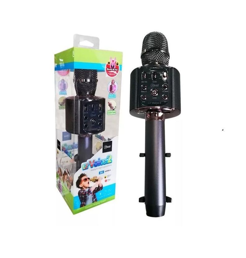  Micrófono Karaoke Bluetooth Lil’ Voice 2 – con Funny Voice-0
