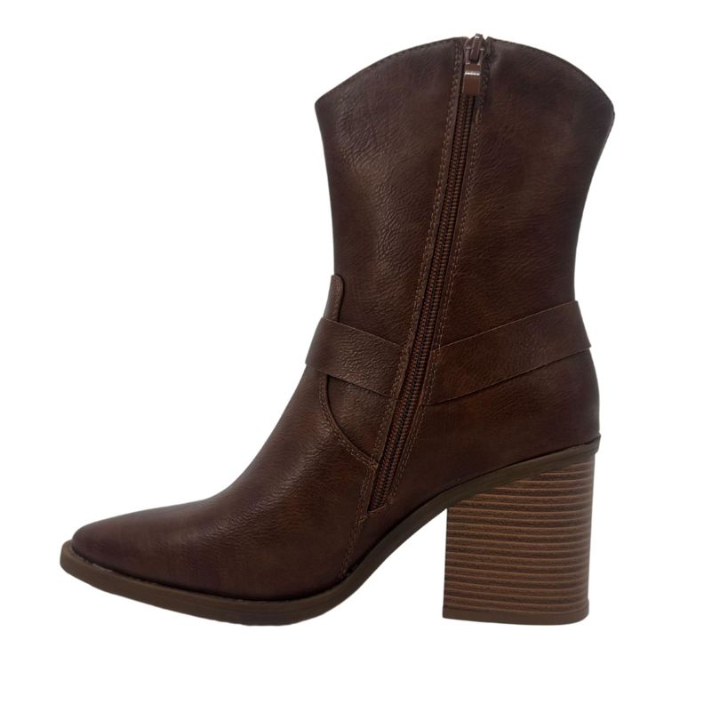 Bota  de dama  estilo vaquera punta fina-1