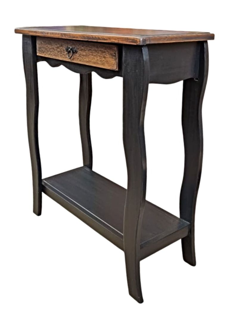 MESA DE ARRIMO VINTAGE NEGRO CAFE-2