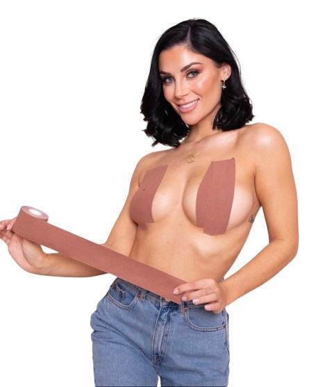Cinta Adhesiva Boob Tape Café-2