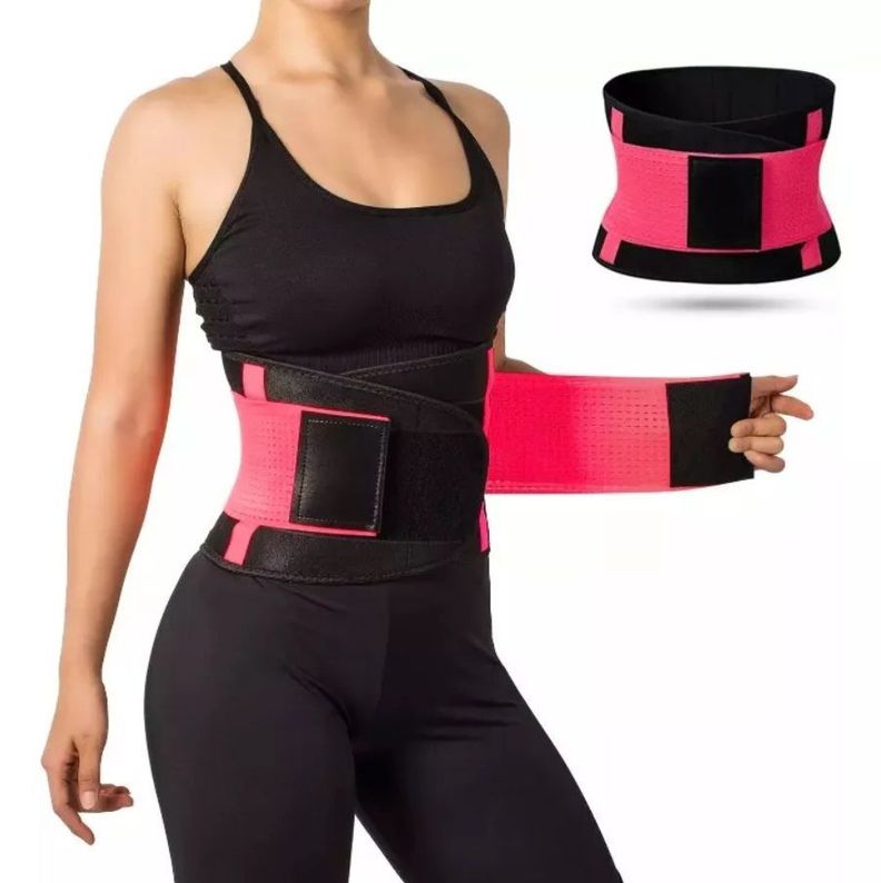 Faja Deportiva Gym Sport Rosado Neón-2