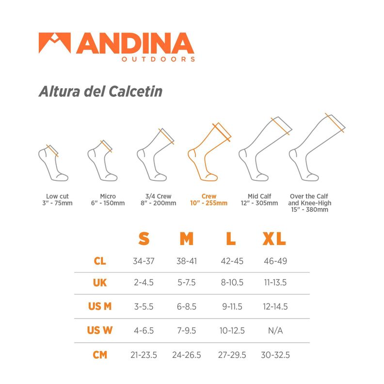Calcetines Deportivos Outdoor de Alpaca y Merino -6