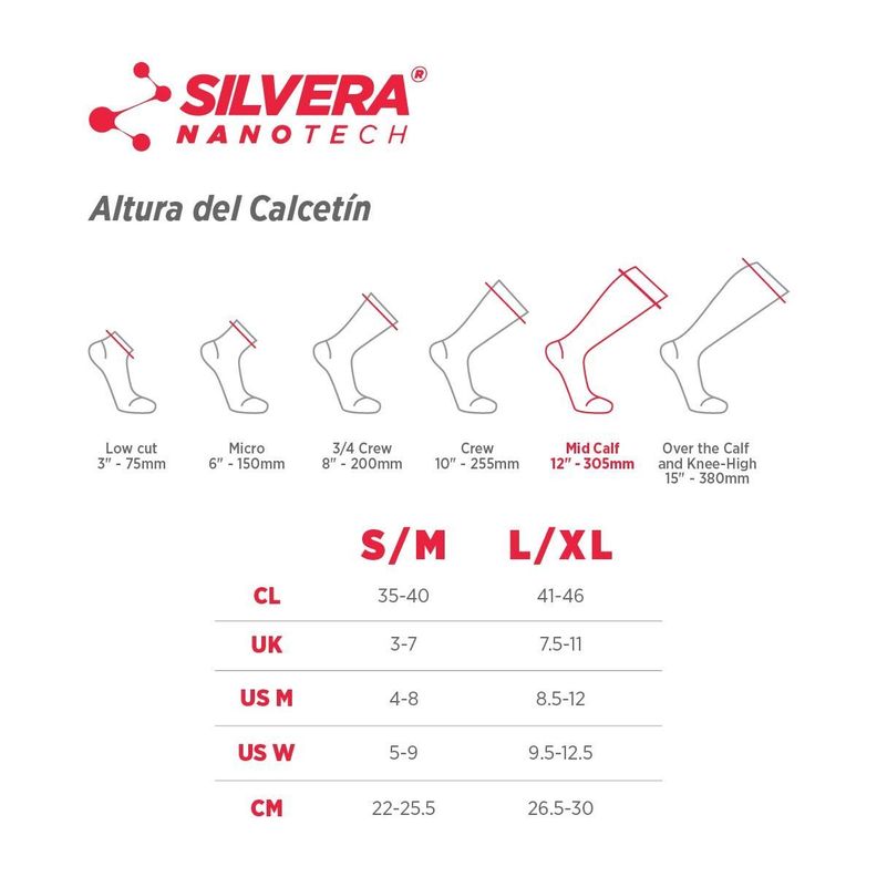Calcetines deportivas de compresion running bicicleta gimnasio trek 2 Pack -6