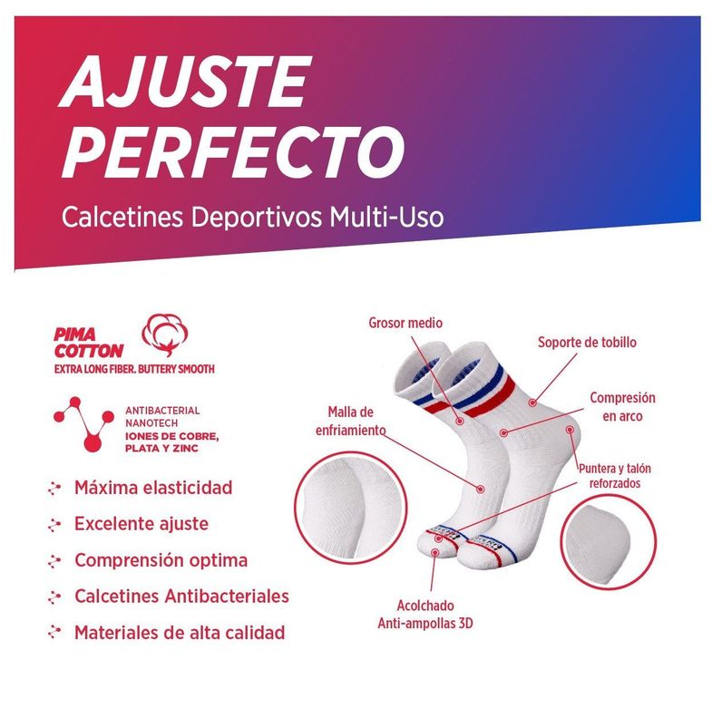 calcetines de algodon peruano deportivos mujer hombre yoga pilates gym-1
