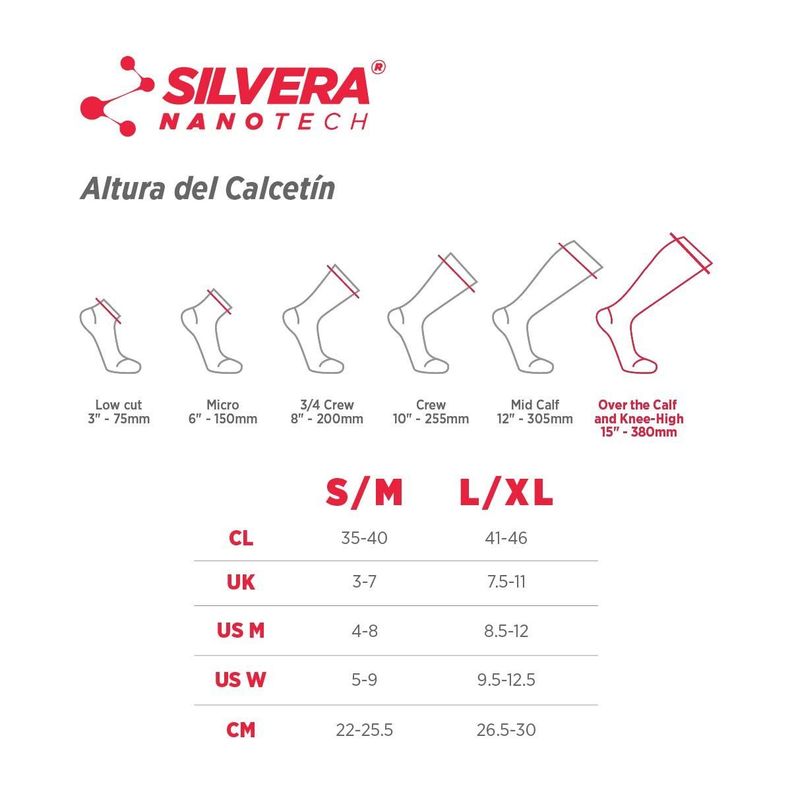 Calcetines de compresión 20-30 mmhg running ciclismo gym padel tenis-6