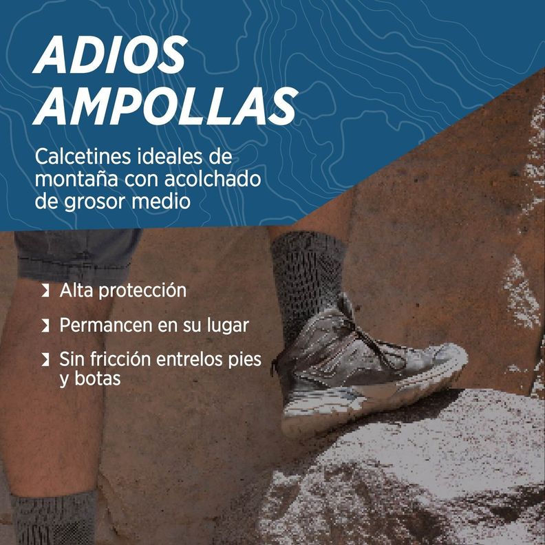Calcetines deportivos alpaca hikking trekking runn para hombre mujer Andante-2