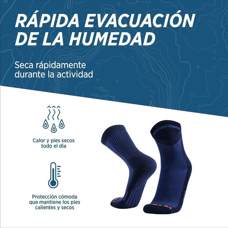 Calcetines deportivos alpaca hikking trekking runn para hombre mujer Andante-5