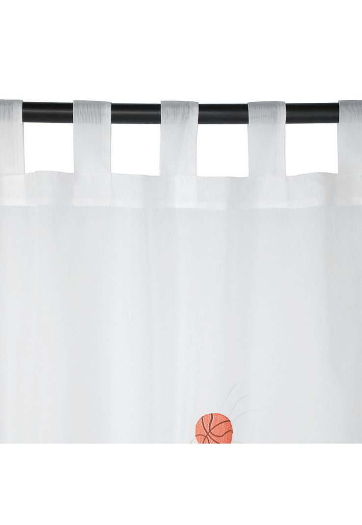 Cortina Velo Bordado Jx 140X230 Balones-1