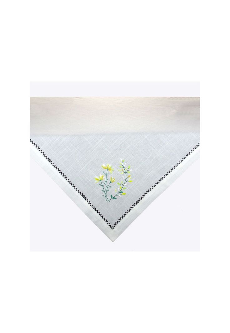 Mantel Ramas Amarillas 160X350Cm-0