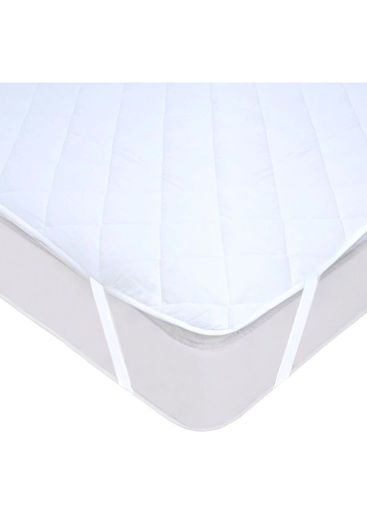 Cubrecolchon Acolchado 1.5P - Blanco 196204279102-2