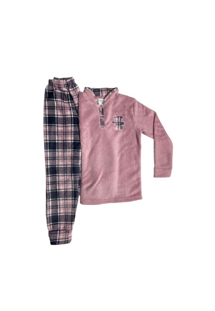 Pijama Niña Cuadrille T6 Rosado-0