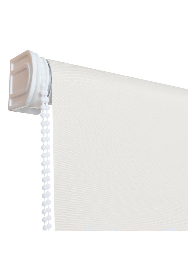 Cortina Roller Blackout 120 X 220 Cm Marfil-0