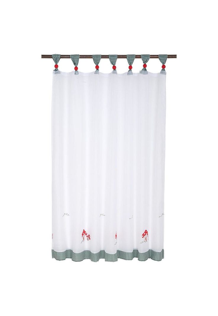 Cortina Velo Cocina Jx 120X135 Cm Hongo-1