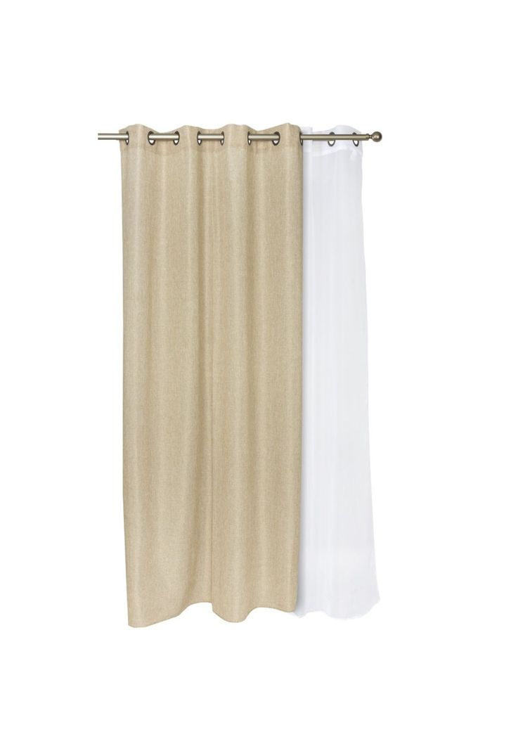 Set Cortinas Corcovado 140x220 Cm - Natural-0