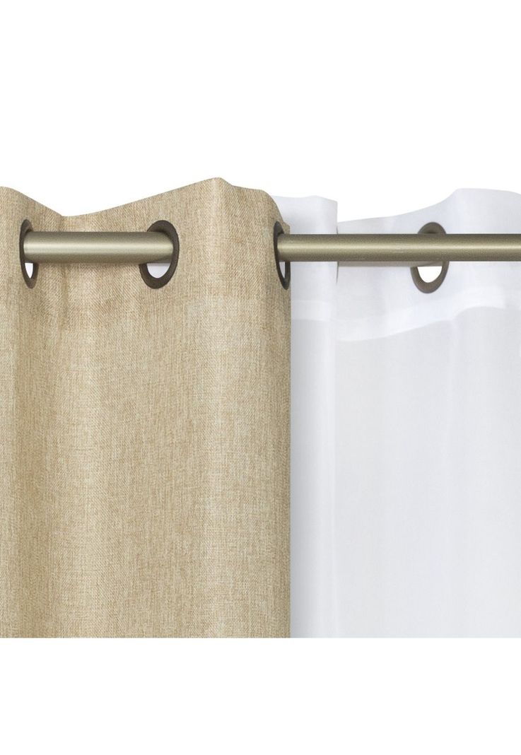 Set Cortinas Corcovado 140x220 Cm - Natural-1