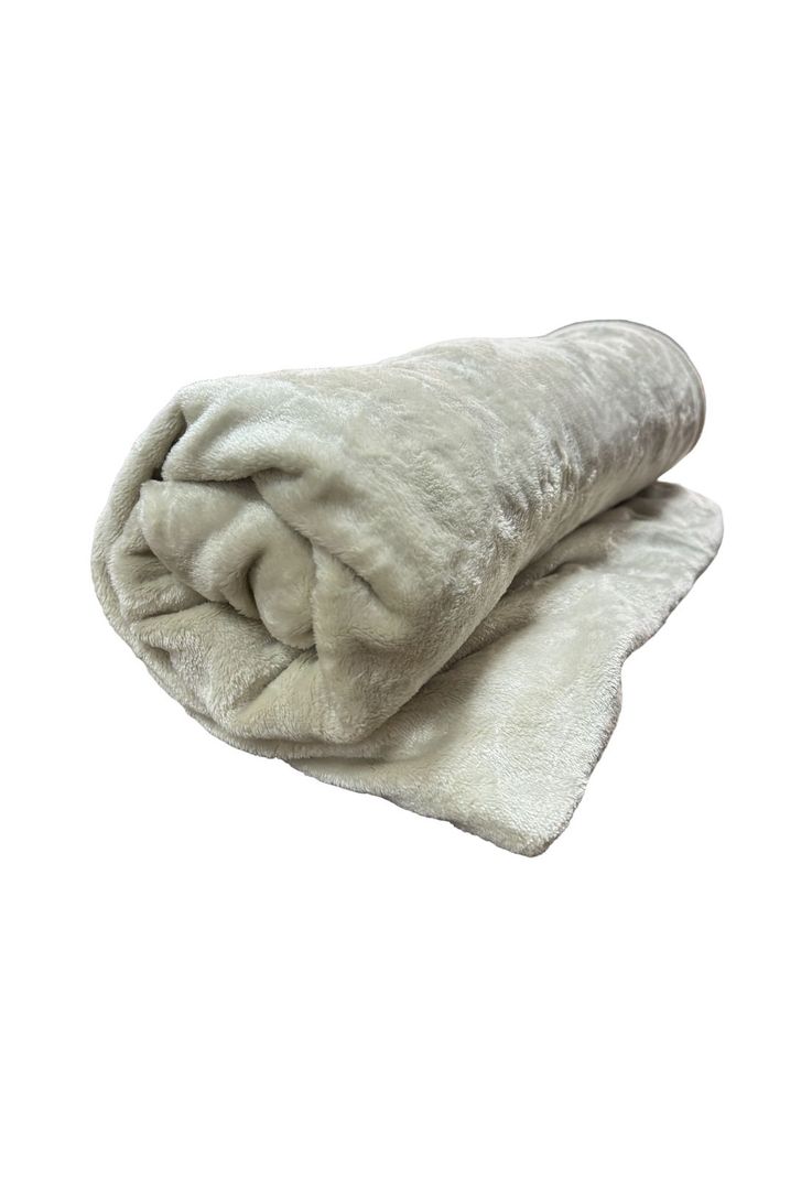 Frazada Hotelera Flannel Fleece 2 Plazas Crudo-1