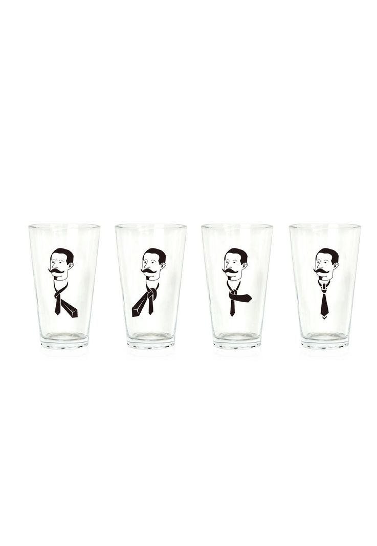 Set 4 Vaso Cerveza 14,9X6,2Cm Diam. 443,2Ml-0