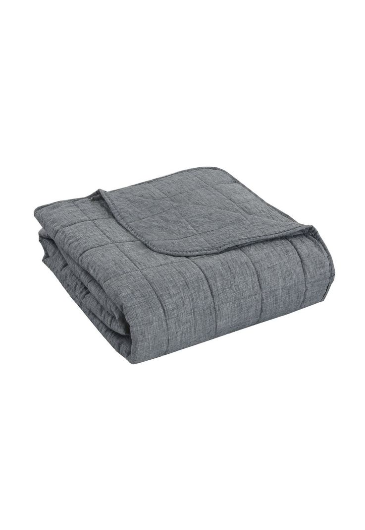 Cubrecama Polilino Bordado King Gris Acero-2