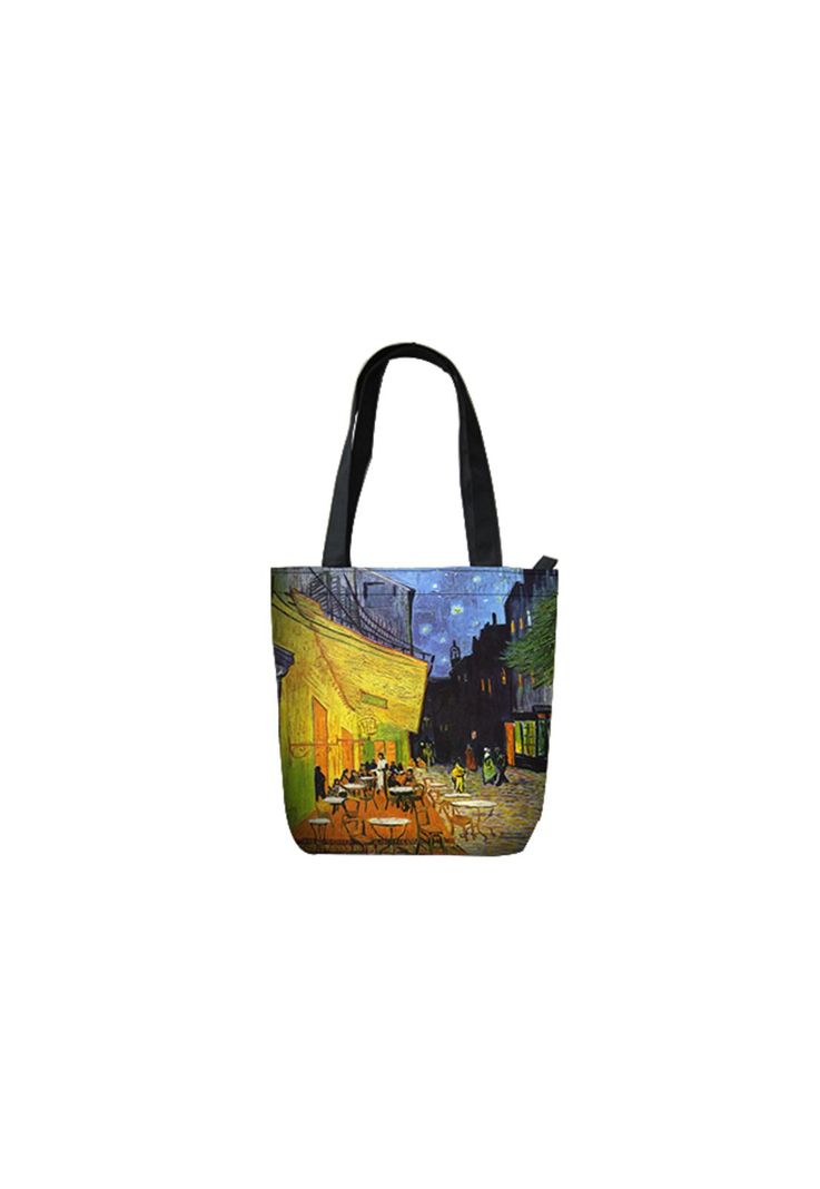 Bolso de mano Van Gogh "Terraza de café"-0