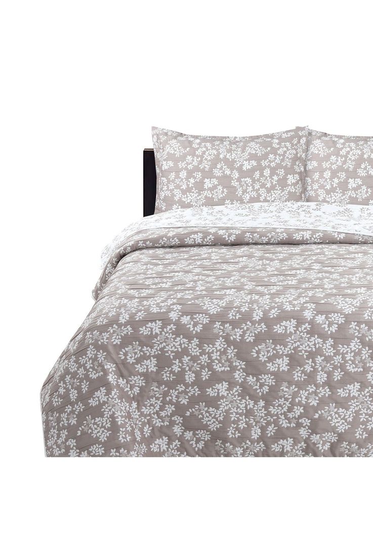 Cubrecama Jacquard Bordado 1.5 Plazas Vicuña-0