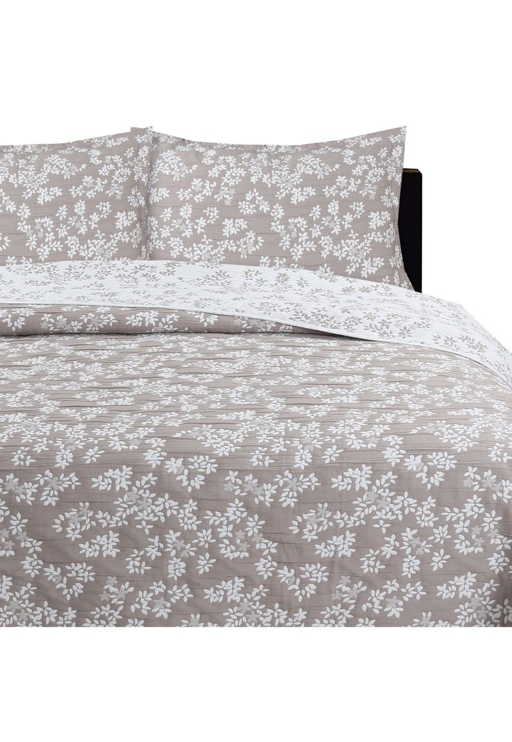 Cubrecama Jacquard Bordado 1.5 Plazas Vicuña-1