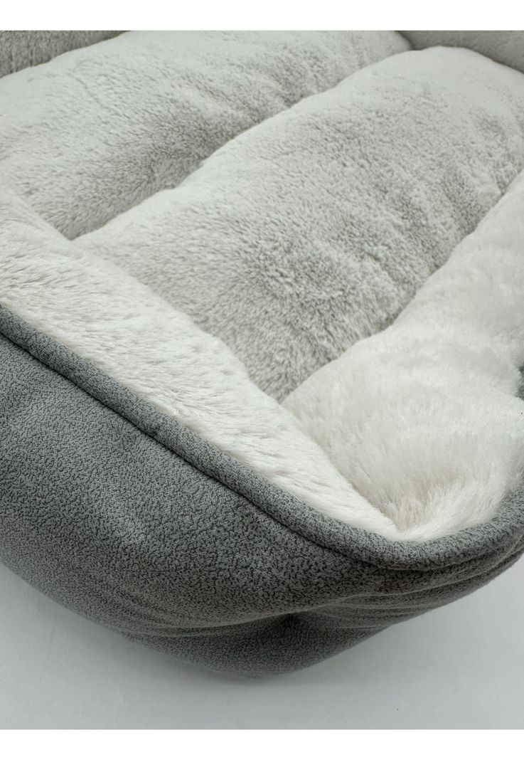 Cama Mascota Dsn Max Talla L Gris Claro-1