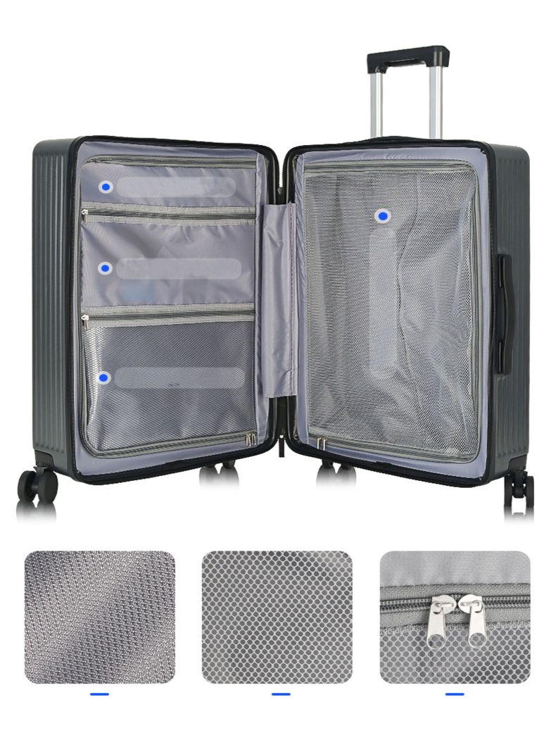 Maleta Viaje Mano Cabina Avion 10 Kilos USB Notebook Carry On-2