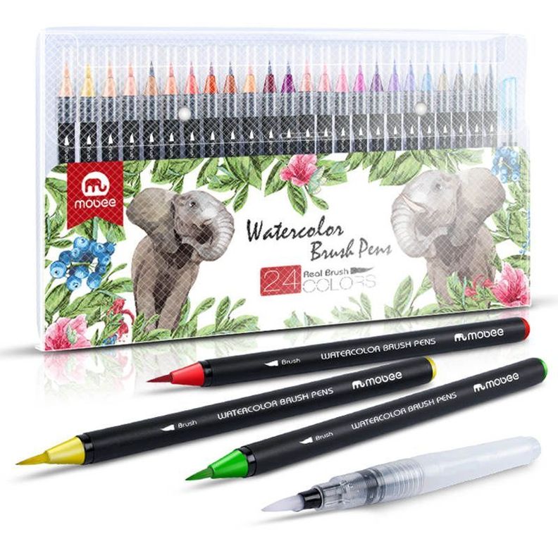 Set Lápices Acuarelables 24 Colores Premium Acuarela-0