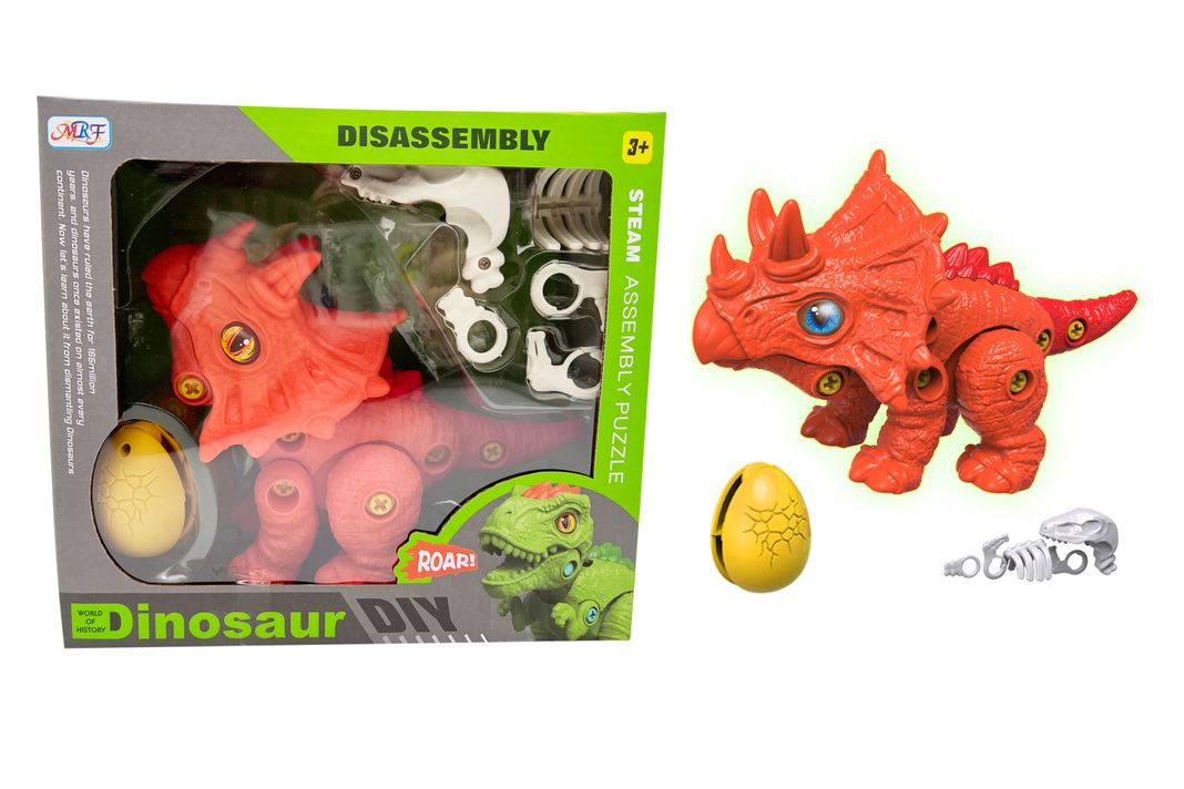 Dinosaurio Naranjo Armable-0