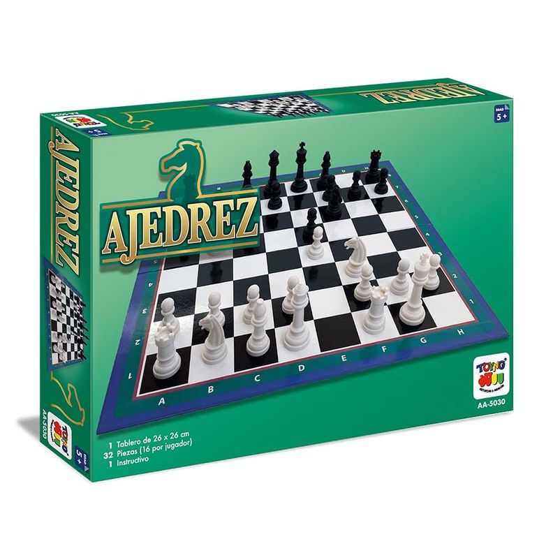 Juego de Mesa Ajedrez - Multicolor-0