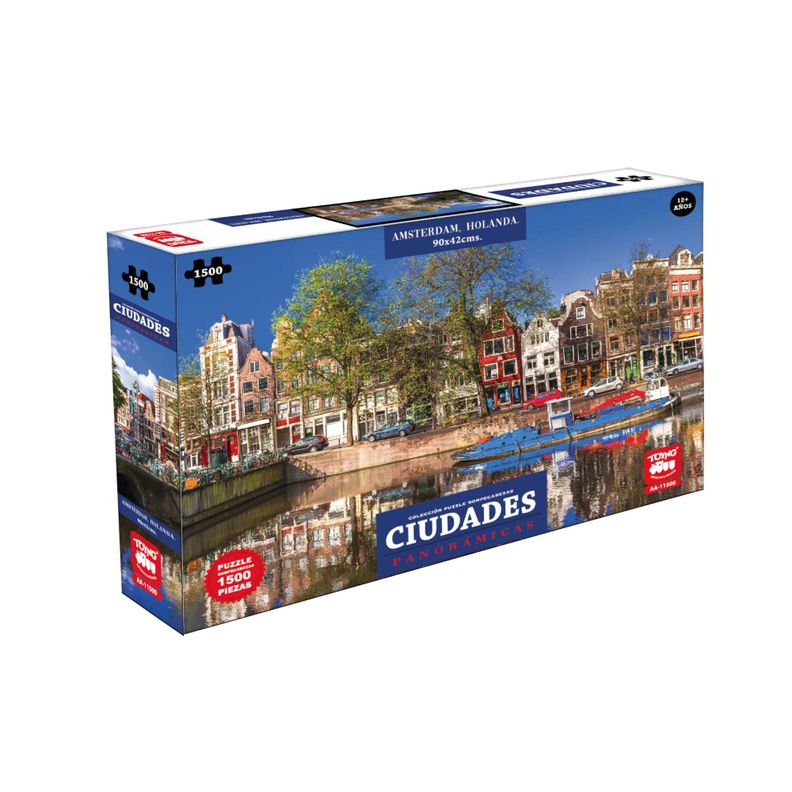 Puzzle 1500 Amsterdam Panora-0