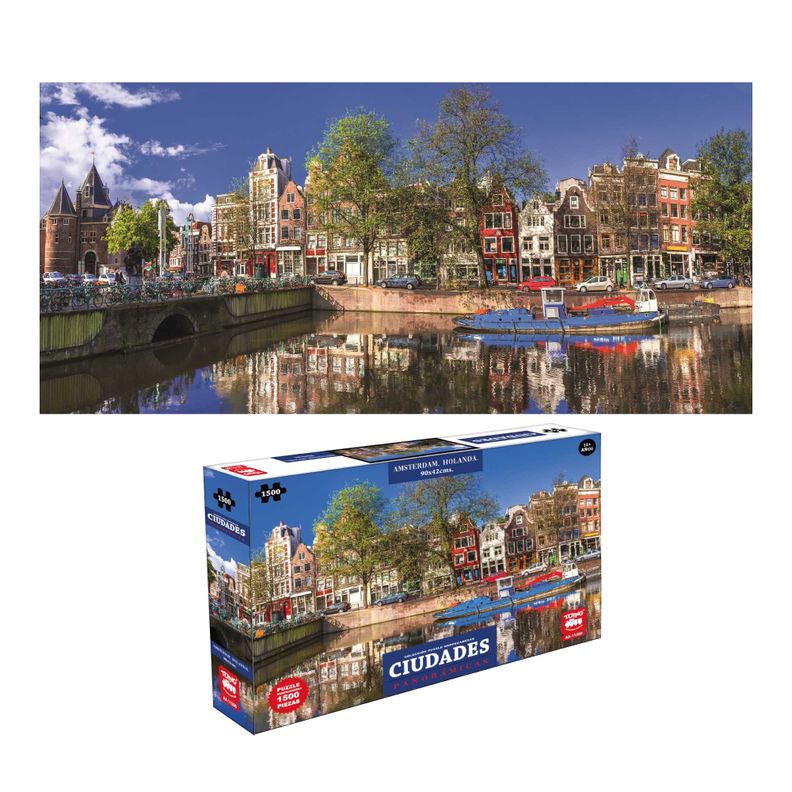 Puzzle 1500 Amsterdam Panora-1