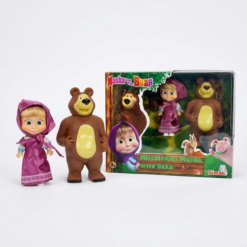 Juguete Muneca Masha con Oso - Masha Y El Oso Surtido