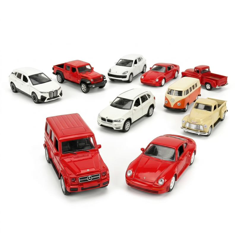 Pack x10 Autos Welly Mix Coleccionables 1:60 Surtido