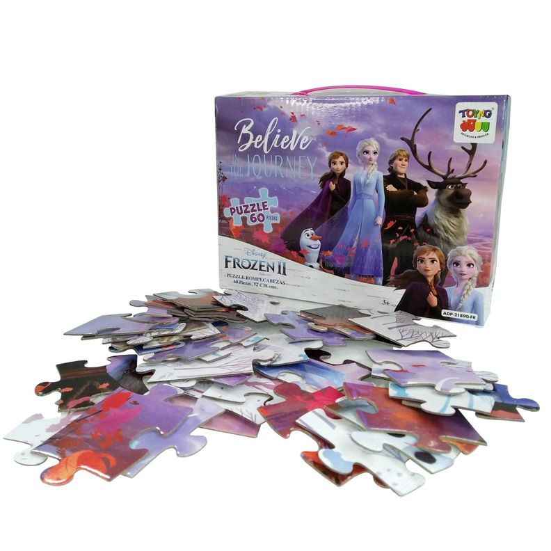 Puzzle 60 Piezas Mod. Maleta Frozen-0