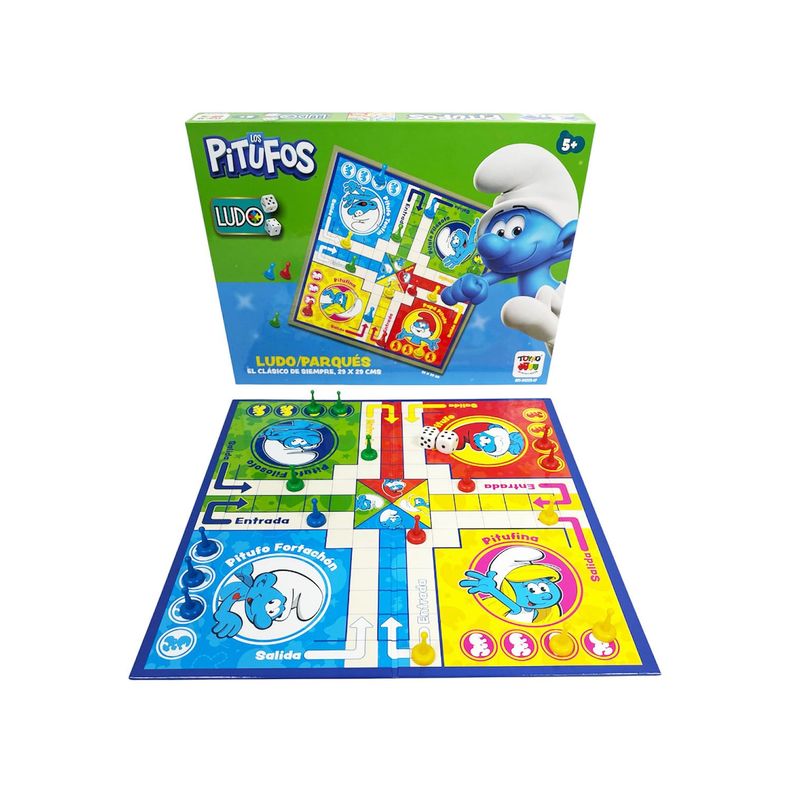 Juego de Mesa Ludo Los Pitufos - Los Pitufos Surtido