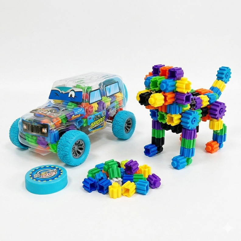 Jeep Bloques 162 Piezas - Toyng Surtido
