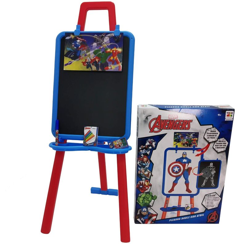Pizarra Doble Con Atril Avengers-2
