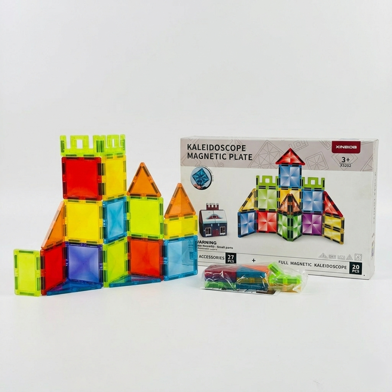 Juego Imantado 20 Piezas + 27 Accesorios - Toyng Surtido