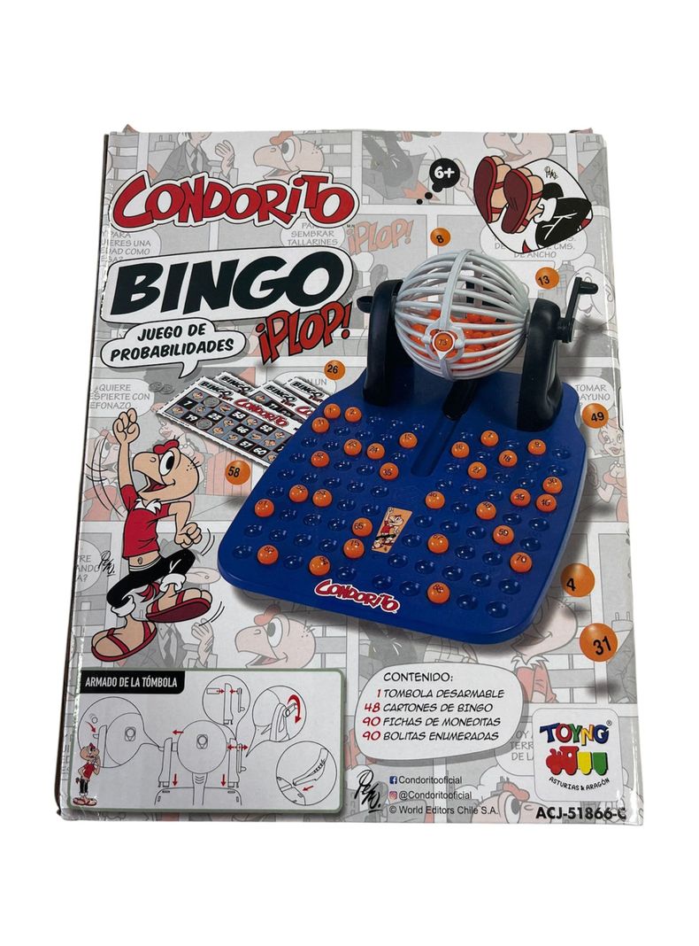 Juego de Mesa Bingo - Condorito