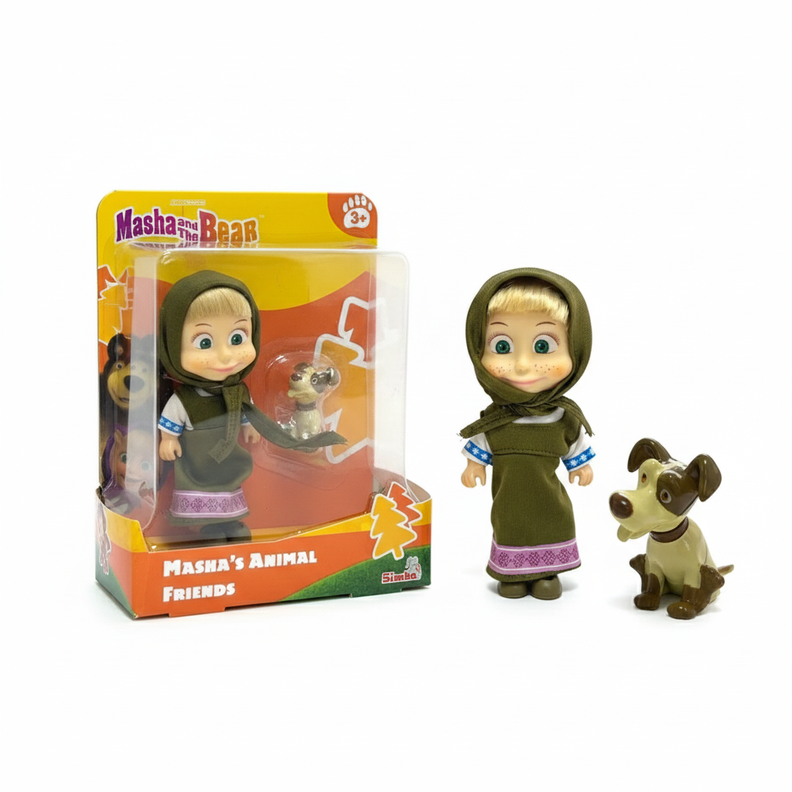 Juguete Masha y sus Amigos El Perro - Masha Y El Oso Surtido