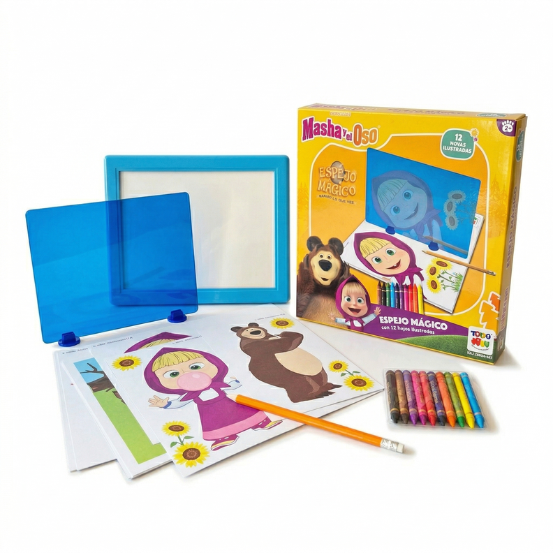 Juego Educativo Espejo Magico - Masha Surtido
