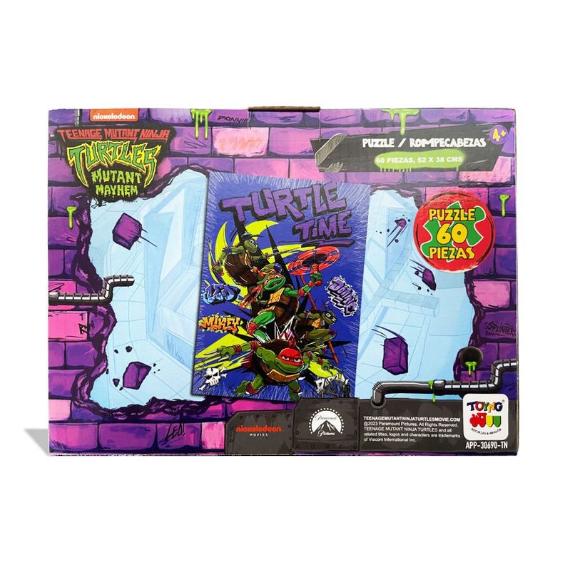 Puzzle 60 Piezas Tortugas Ninjas-0