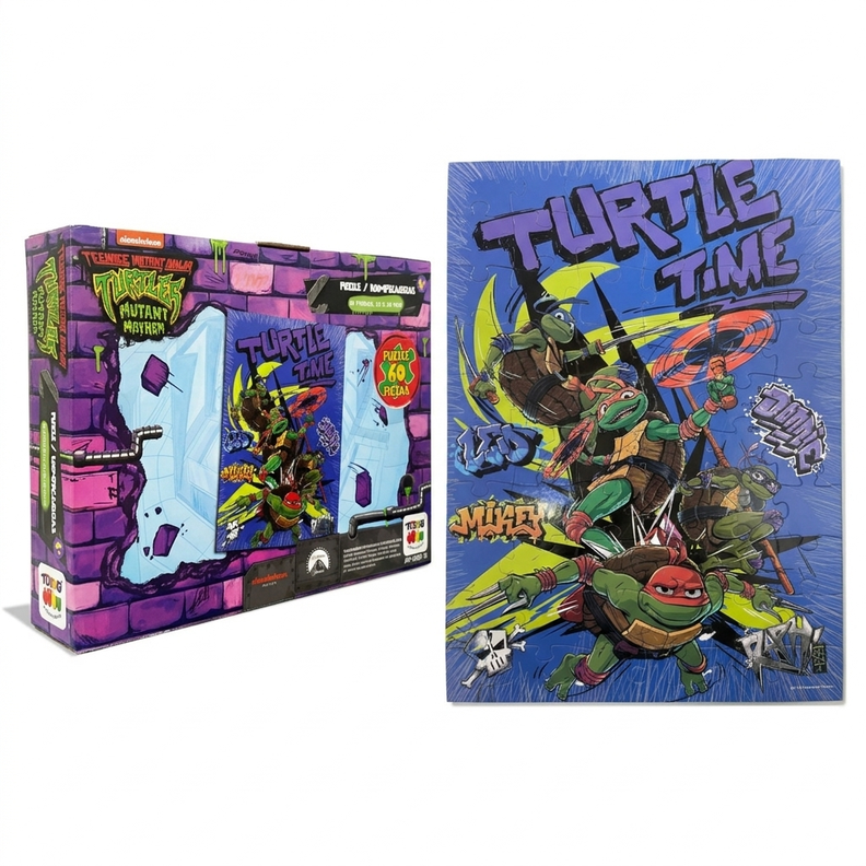 Puzzle Rompecabezas (60 Piezas) - Tortugas Ninjas Surtido