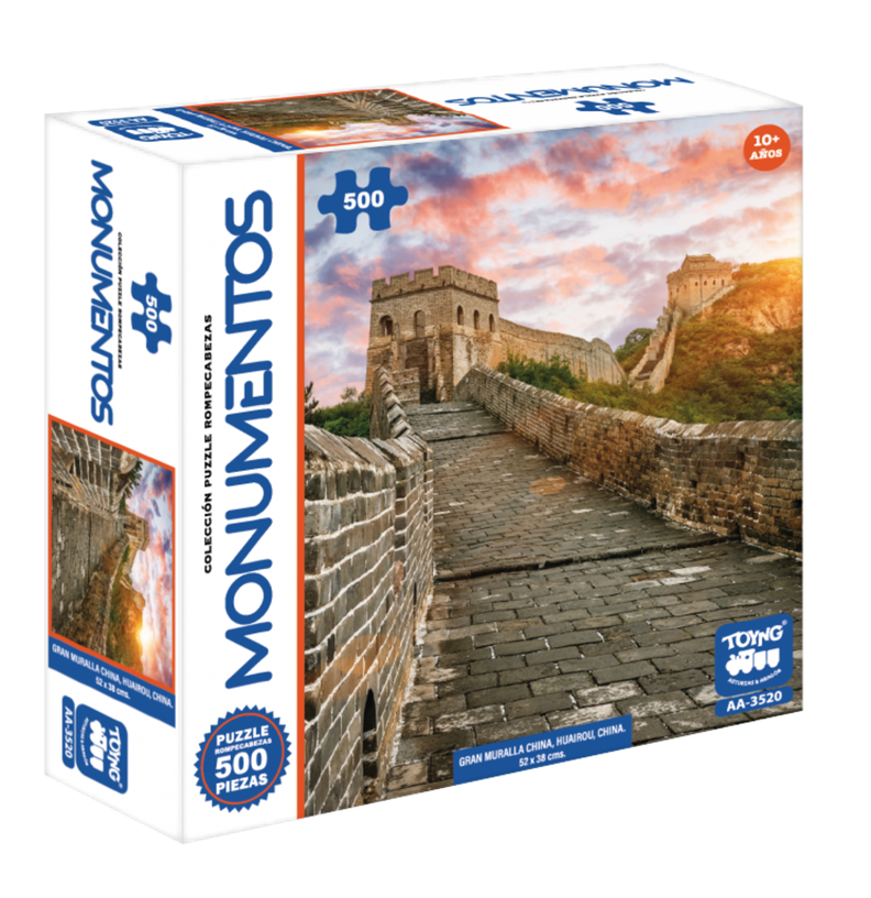 Puzzle Rompecabezas Gran Muralla China (500) Piezas - Toyng Surtido