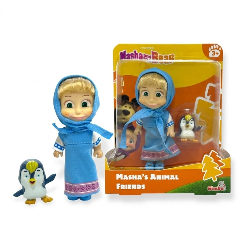 Juguete Masha y sus Amigos El Pinguino - Masha Y El Oso Surtido