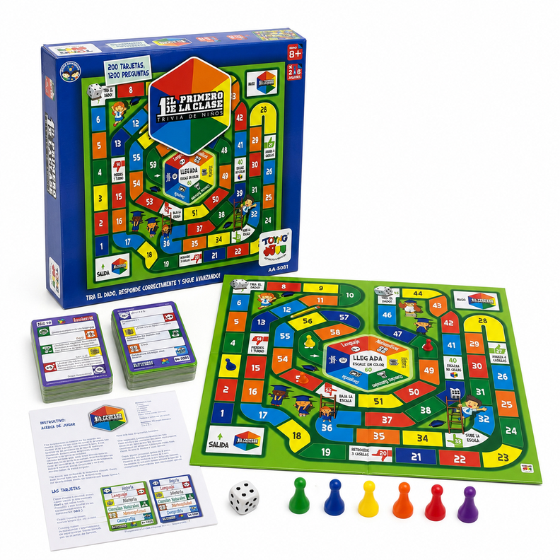 Juego de Mesa Trivia Primero Clase - Toyng Surtido