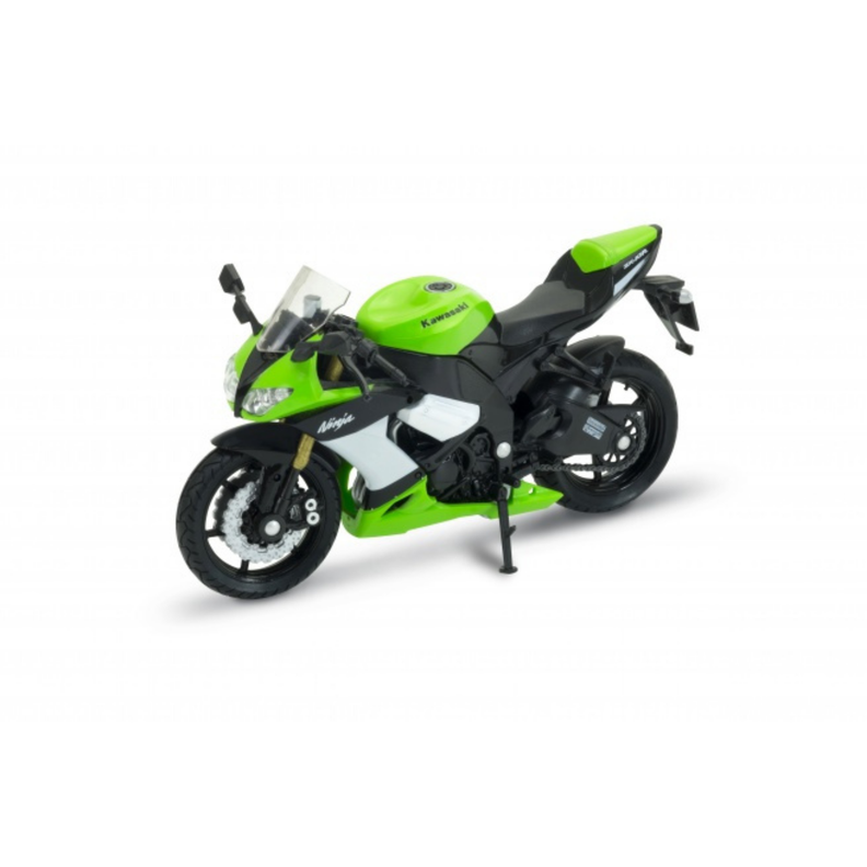 Moto Kawasaki 2009 Ninja ZX-10R Escala 1:18 - Welly