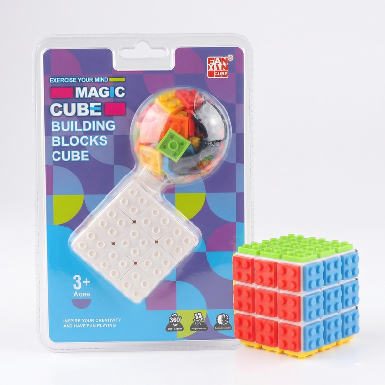 Juego Mental Cubo Rubik de Bloques Toyng Surtido