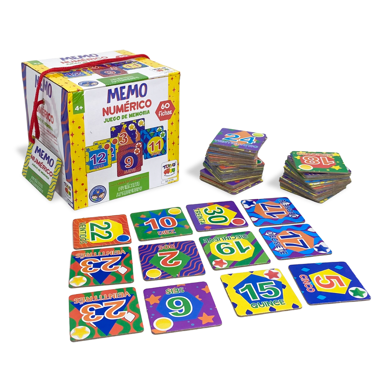 Juego Educativo Memorice Numeros - Toyng Surtido